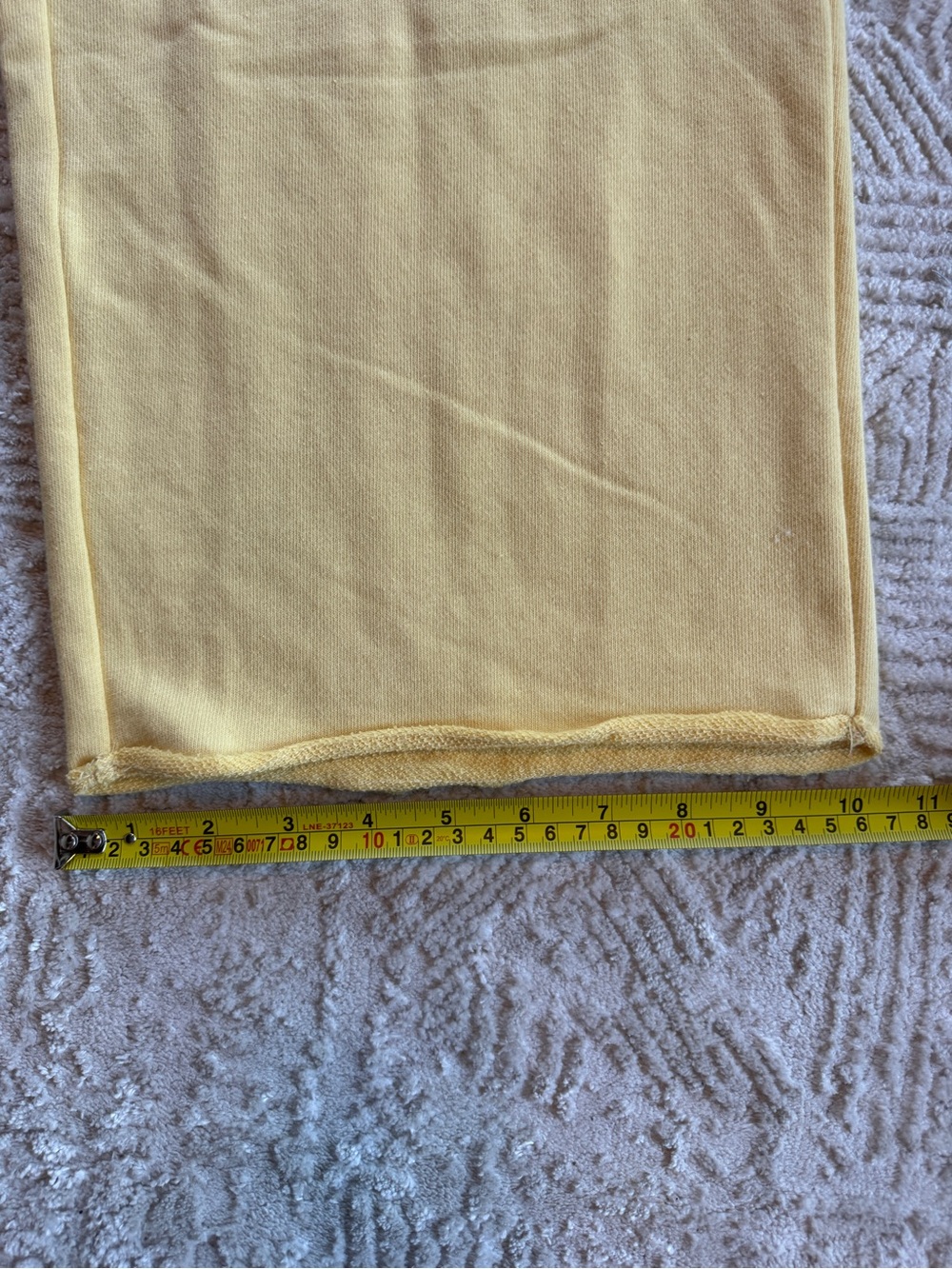 NWT GAP VintageSoft French Terry Wide Leg Sweatpants Yellow M Tall - Picture 10 of 13